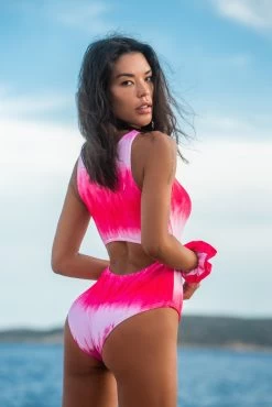 Sierra Tie Dye Leotard -Pole Dancing Clothing Store 0590