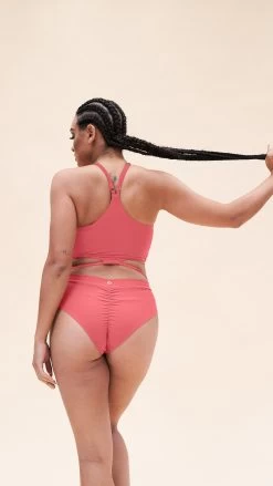 High Waist Shorts – Basic Scrunch Shorts Recycled Watermelon -Pole Dancing Clothing Store 1060TP Onlyusetop 1