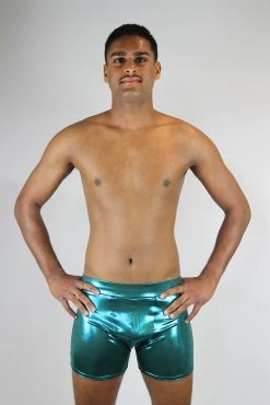 Jade Sparkle Pole Short Mens Polewear