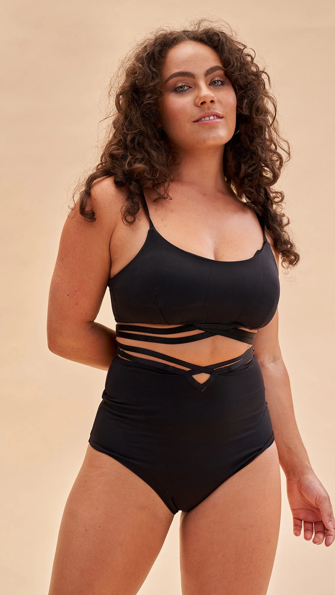 Poppy Strappy Top Black 6 Poppy Strappy Top Black - Image 4