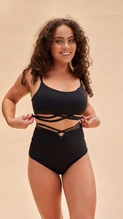 Poppy Strappy Top Black 10 Poppy Strappy Top Black -Pole Dancing Clothing Store 231108 LunaLae 21 1297