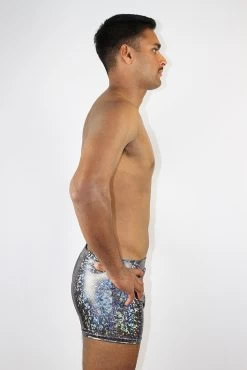 Silver Shattered Trunk Mens Polewear -Pole Dancing Clothing Store 2664CD17 43E1 4834 8269 A35949EE3468 1 105 c