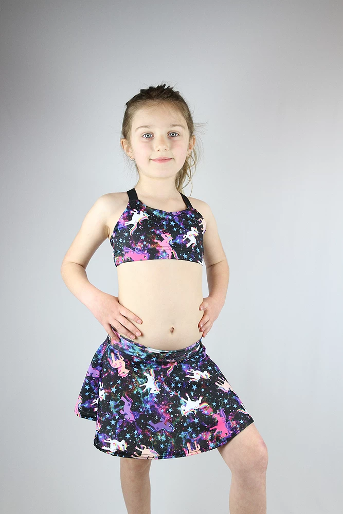 Space Pony V Sports Bra Youth Girls 7 Space Pony V Sports Bra Youth Girls - Image 5