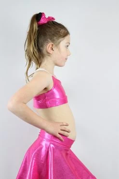 Pink Sparkle V Sports Bra Youth Girls -Pole Dancing Clothing Store 3515508B 543A 4509 BAAF CA9BAF84CE61 1 105 c