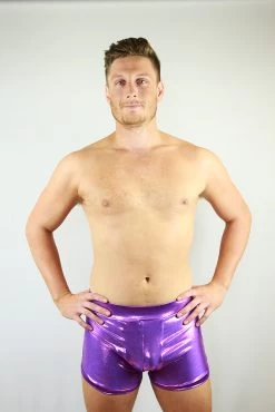 Purple Sparkle Trunk Mens Polewear