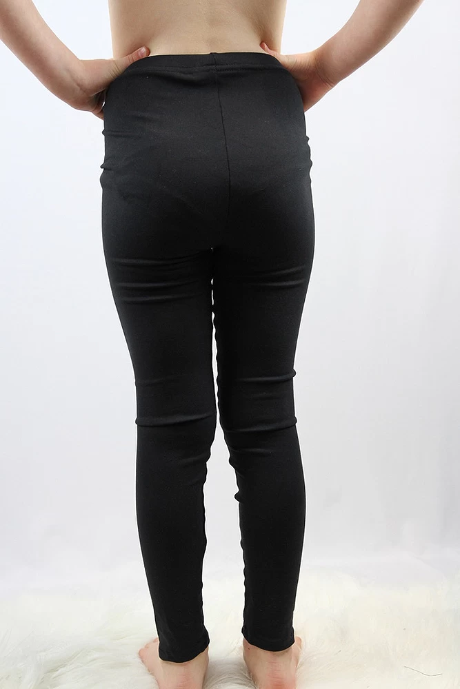 Matte Black Youth Leggings/Tights 6 Matte Black Youth Leggings/Tights - Image 4