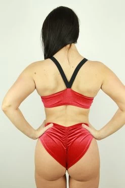 Velveteratti Side Cut Out One Piece Leotard Bodysuit – Glitter Red -Pole Dancing Clothing Store 3A4DD8B0 4080 4DB1 A785 CBC1C2F28F3D