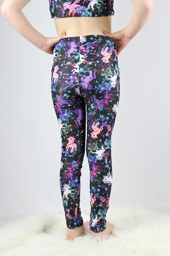 Space Pony Youth Leggings/Tights 6 Space Pony Youth Leggings/Tights - Image 4