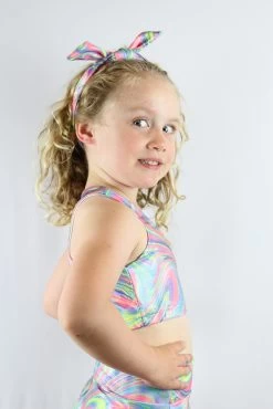 Retro Sparkle Crop Top Sports Bra Youth Girls -Pole Dancing Clothing Store 4B106661 A72E 49C3 A96D 287A95DE8AC0