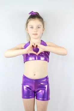 Purple Sparkle Crop Top Sports Bra Youth Girls -Pole Dancing Clothing Store 5D599E78 417C 46E9 BF18 17F346B703A2 1 105 c 1