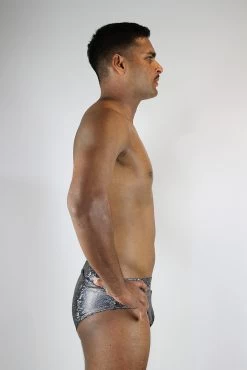 Silver Shattered Pole Brief Mens Polewear -Pole Dancing Clothing Store 695361DB 371D 49B9 8E4D 7DC6EACDE5AC