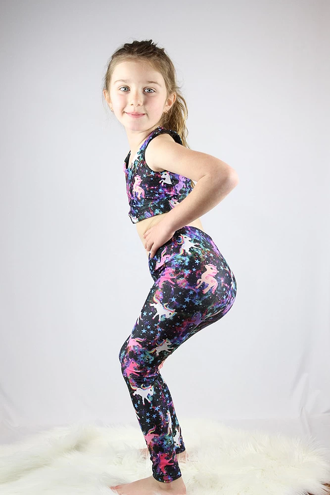 Space Pony Youth Leggings/Tights 3 Space Pony Youth Leggings/Tights