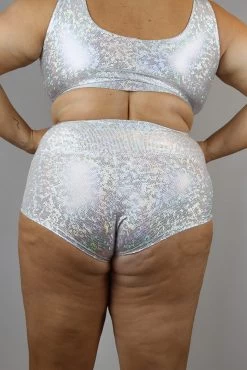 White Sparkle High Waisted BRAZIL Scrunch Bum Shorts – Plus Size | Pole Wear 10 White Sparkle High Waisted BRAZIL Scrunch Bum Shorts – Plus Size | Pole Wear -Pole Dancing Clothing Store 7D92F58F 6A3C 4912 843D DC0067605DD1
