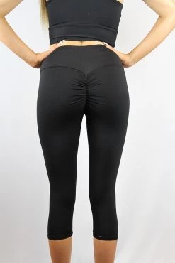 Matte Black 7/8 Length High Waisted Tights – Legging -Pole Dancing Clothing Store 85603D78 0076 4774 B904 2CE8F64B4B06 1 105 c