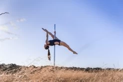 Blue Velvet Bodysuit For Pole Dancing -Pole Dancing Clothing Store 952801546 1