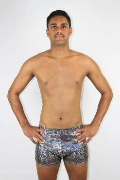 Silver Shattered Trunk Mens Polewear