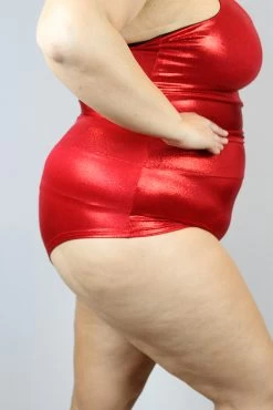 Red Sparkle High Waisted BRAZIL Scrunch Bum Shorts – Plus Size | Pole Wear -Pole Dancing Clothing Store A3513130 6822 4893 A954 2B3C77296712