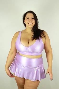 Lilac Sparkle Mid Waisted Skort – Plus Size 13 Lilac Sparkle Mid Waisted Skort – Plus Size -Pole Dancing Clothing Store A5A0A71E 1DC1 4149 84CC 57AD04AA6ABB