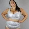White Sparkle High Waisted BRAZIL Scrunch Bum Shorts – Plus Size | Pole Wear -Pole Dancing Clothing Store AE7B874C 33D6 4303 9729 E36013E561AE