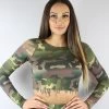 Camouflage Long Sleeve Crop Tee -Pole Dancing Clothing Store C2CFE4FA E3B5 4857 BFB0 BA4F30C088A8