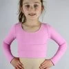 Peony Long Sleeve Crop Top Youth Girls -Pole Dancing Clothing Store C369C2E6 47E4 4E10 9E45 2311CF67C6C7 1 105 c