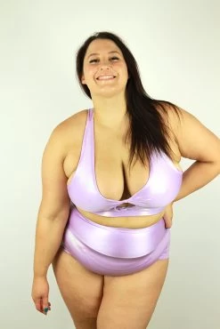 Lilac Sparkle Knot Sports Bra – Plus Size -Pole Dancing Clothing Store D25AA073 B719 438A 9916 7607F72C856B