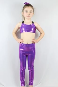 Purple Sparkle Leggings/Tights