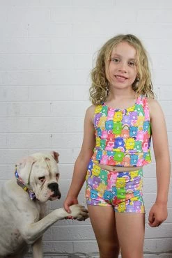 Carebears Long Line Crop Top Youth Girls -Pole Dancing Clothing Store DF7C757C 1948 4309 A6A9 13DEA4AF0A24