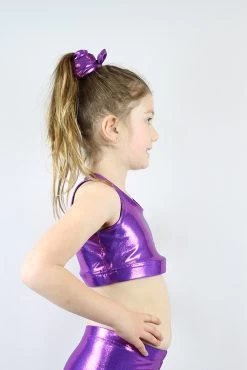 Purple Sparkle Crop Top Sports Bra Youth Girls -Pole Dancing Clothing Store E5DE28B0 9A8E 4ABA 9190 047B309D7A3E 1 105 c