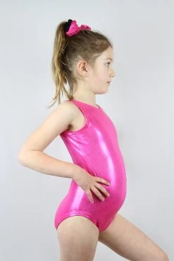 Pink Sparkle Sleeveless One Piece Girls Leotard For Gymnastics 9 Pink Sparkle Sleeveless One Piece Girls Leotard For Gymnastics -Pole Dancing Clothing Store F9328DA4 92C4 44BA B626 AB88A1F56349 1 105 c