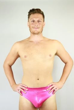 Pink Sparkle Pole Brief Mens Polewear