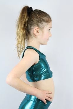 Jade Sparkle Crop Top Sports Bra Youth Girls 9 Jade Sparkle Crop Top Sports Bra Youth Girls -Pole Dancing Clothing Store FBB0CBE5 9BBA 41D4 A78D 42508012FD4C 1 105 c