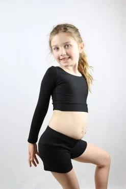 Matte Black Short Youth Girls