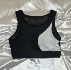 Barbarella Crop – Black & White – Size 10