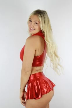 Little Red Riding Hood Red Sparkle Sports Bra