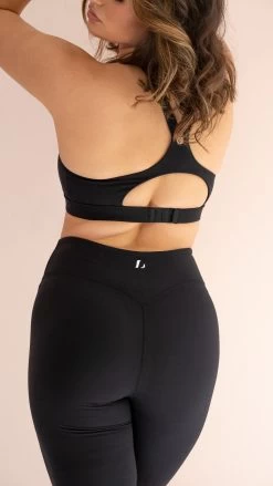 Sculpting Bike Short Recycled Black -Pole Dancing Clothing Store LunaPolewear 1218 2