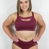 Maddox Mesh Sports Bra – Plum -Pole Dancing Clothing Store Maddox Mesh Sports Bra Plum 1 Rarr designs