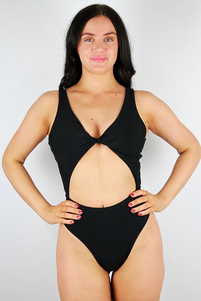 Matte Black Twisty Leotard Bodysuit 4 Matte Black Twisty Leotard Bodysuit - Image 2