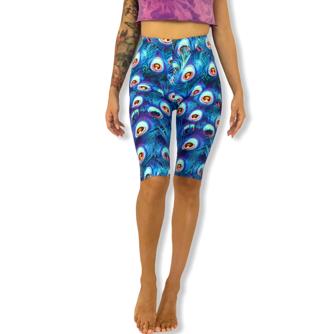 Biker Peacock Leggings 4 Biker Peacock Leggings - Image 2