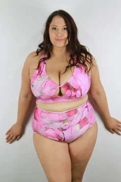 Tutti Frutti High Waisted BRAZIL Scrunchie Bum Shorts – Plus Size RASPBERRY | Pole Wear -Pole Dancing Clothing Store Tutti Frutti High Waisted BRAZIL Scrunchie Bum Shorts Plus Size RASPBERRY Pole Wear 3