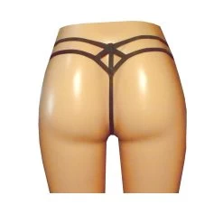 Criss Cross Ladder Red Lace Thong UW11