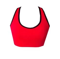 Red Lace Up Sports Crop Top BK105 -Pole Dancing Clothing Store a88653 2a20c7cdd1bf448f9d048b787356a322mv2 d 2480 2432 s 4 2