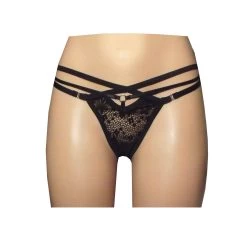 O Ring Strappy Thong Featuring Keyhole UW55