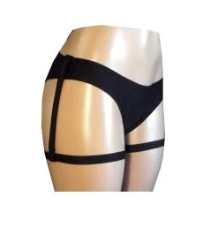 Black Garter Pole Shorts BB20GB