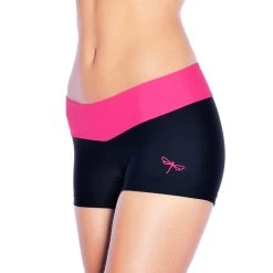 Lena (black / Pink) -Pole Dancing Clothing Store bdprvvvz0l.Lena shorts black pink 2