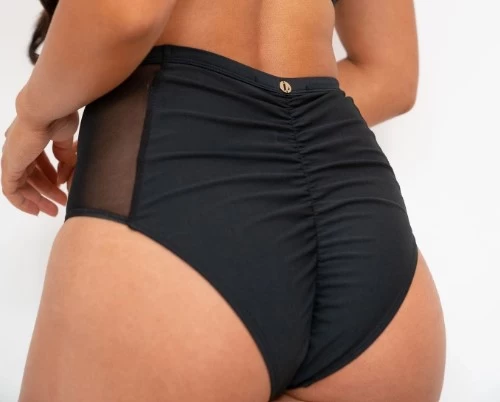 Bellani High Waist Bottom Recycled – Black – Size 8 4 Bellani High Waist Bottom Recycled – Black – Size 8 - Image 2