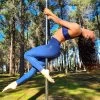 Blue Mermaid Sticky Pole Legging