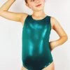 Jade Green Sparkle Sleeveless One Piece Girls Leotard For Gymnastics -Pole Dancing Clothing Store ft. Girls Sleeveless Jayde Green Sparkle One Piece Leotard For Gymnastics and Dance Classes from Little Rarrscals Range by Rarr Designs.jpg