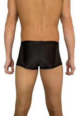 Male Side Panel Shorts 7 Male Side Panel Shorts -Pole Dancing Clothing Store power mesh back