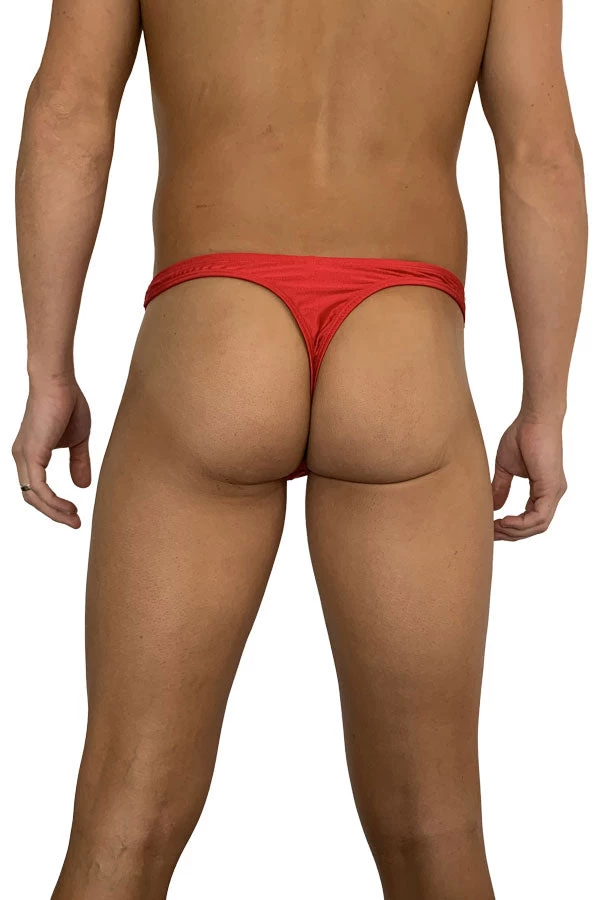 Mens G-string – Red 4 Mens G-string – Red - Image 2